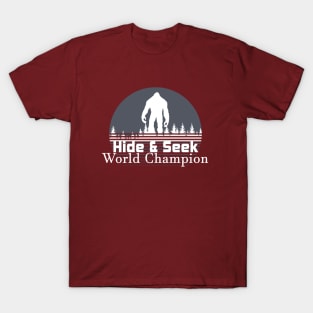 Hide and Seek World Champion Bigfoot T-Shirt